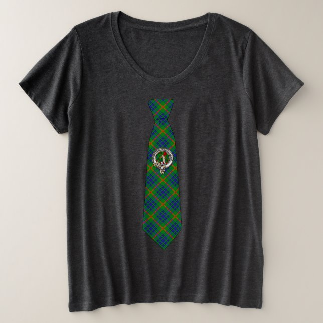 Insigne de clan écossais et cravate tartan Aiton (Design devant)