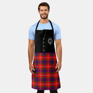 Insigne de clan tweedie et tablier de tuile Tartan