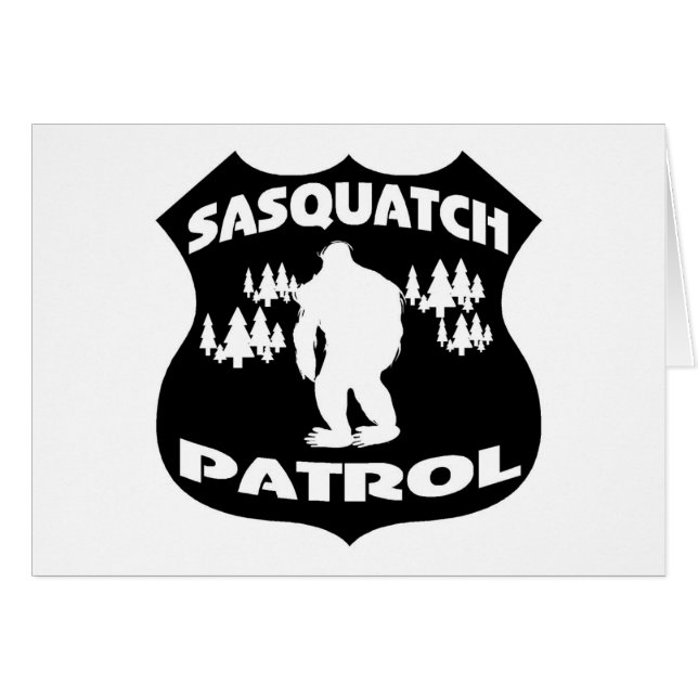Insigne de forêt de patrouille de Sasquatch (Devant horizontal)