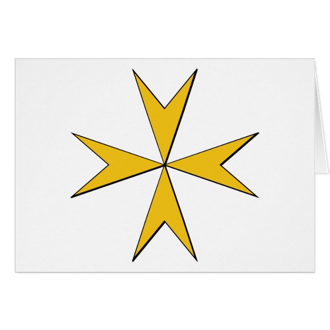 Insigne de Hospitalers (Malte) (Devant horizontal)