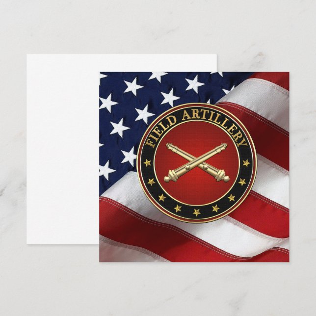 Insigne de la Direction de l'artillerie de campagn (Devant / Derrière)