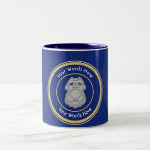 Insigne de police Bouclier universel Mug