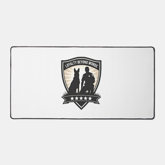 Insigne de police K9 vintage Loyalty Beyond Words  (Recto)