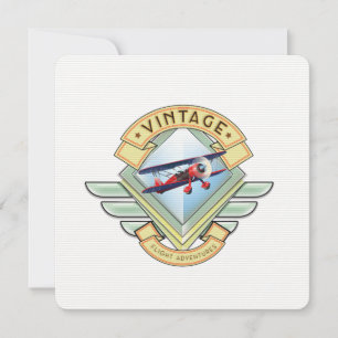 Insigne de vol de style vintage