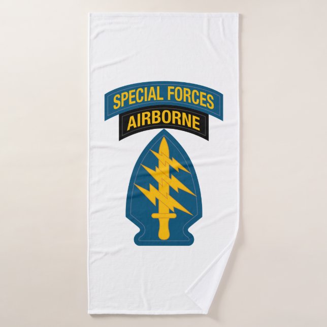 Insigne des forces spéciales - Onglet aéroporté (Serviette de bain)
