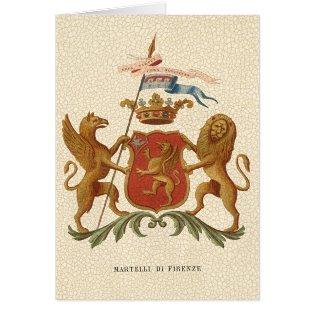 Insigne héraldique avec Griffin et Lion (Devant)