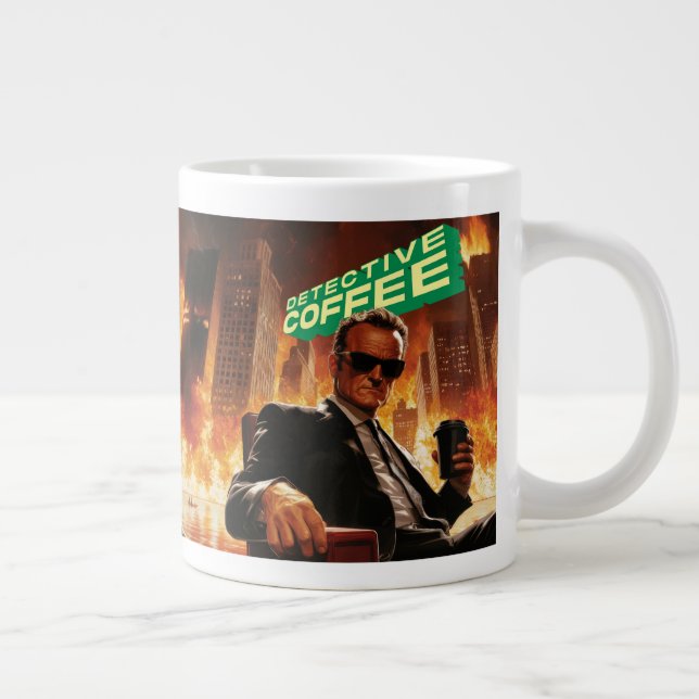 Inspecteur Café Géant Mug de café (Droite)