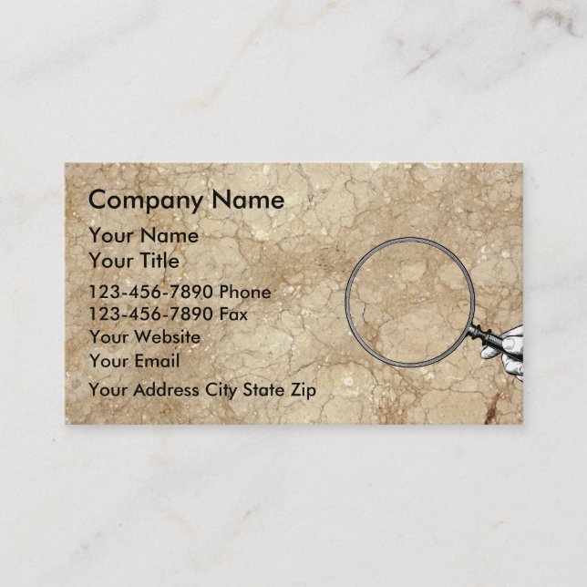 Inspecteur du bâtiment Cartes de visite (Devant)