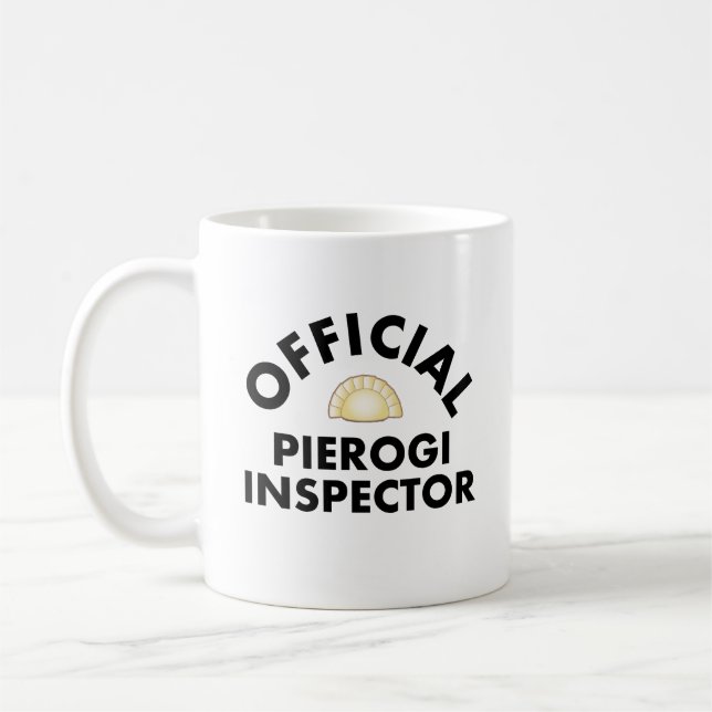 Inspecteur officiel de Pierogi Coffee Mug (Gauche)
