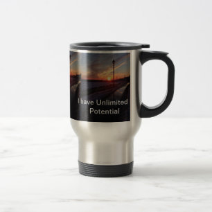 Inspirant Sunset coloré conception de la tasse de
