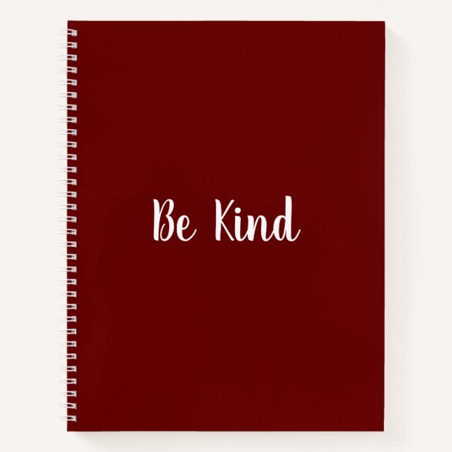 Inspiration Be Kind Carnet scolaire (Devant)