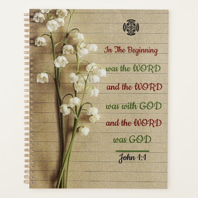 Inspiration Bible Verse Carnet Spiral (Devant)