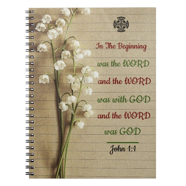 Inspiration Bible Verse Carnet Spiral (Devant)