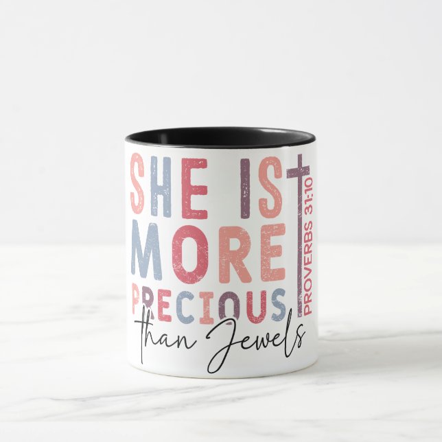 Inspiration de la Bible chrétienne Verse café Mug (Centre)