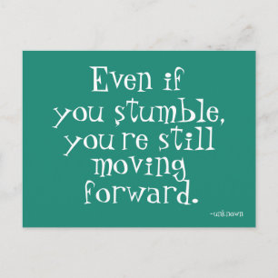 Inspiration de succès - Carte postale Motivationne