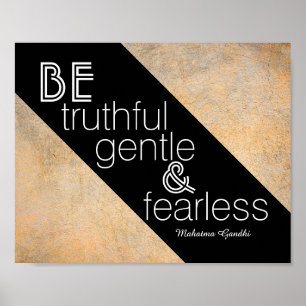 inspiration Gandhi poster citation chic moderne