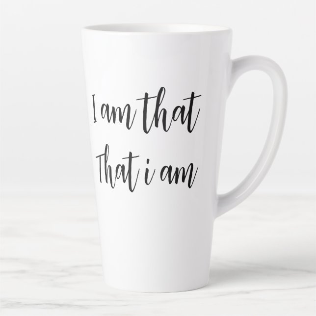Inspiration "Je suis ça, que je suis" citation Mug (Droite)
