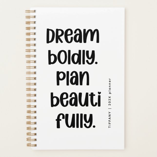 Inspiration Moderne et Mignonne Nom Année Personna (Devant)