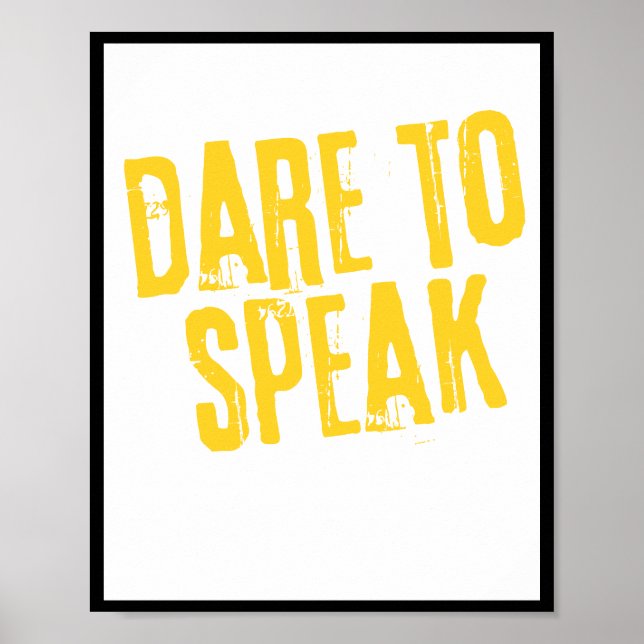 Inspiration murale Art Motivationnel poster d'impr (Devant)