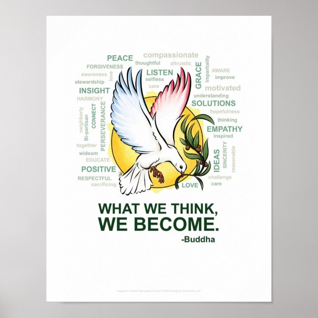 Inspiration of Peace - 11" x 14", Poster (Matte) (Devant)