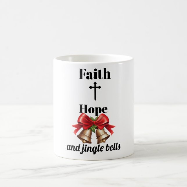Inspirational Cross & Bells Mug (Centre)