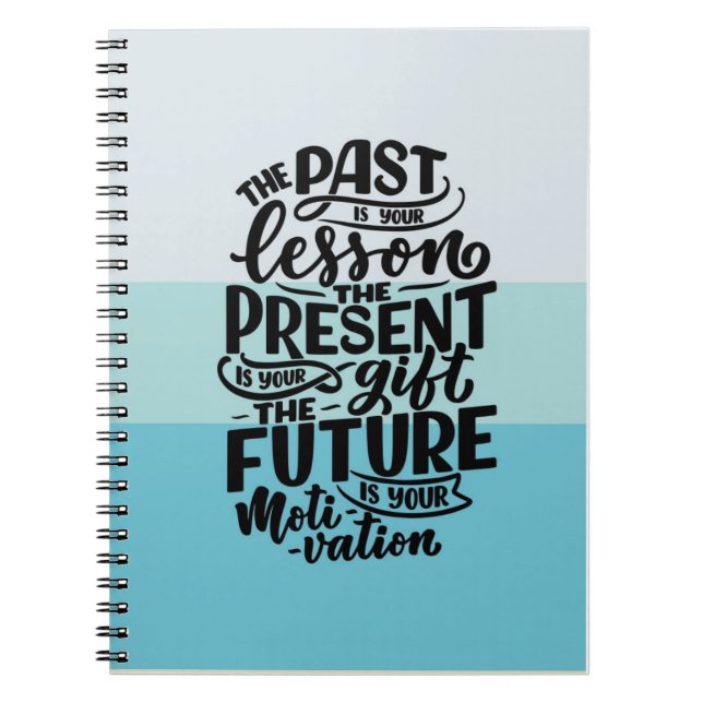 Inspirational quote - journal notebook  (Devant)