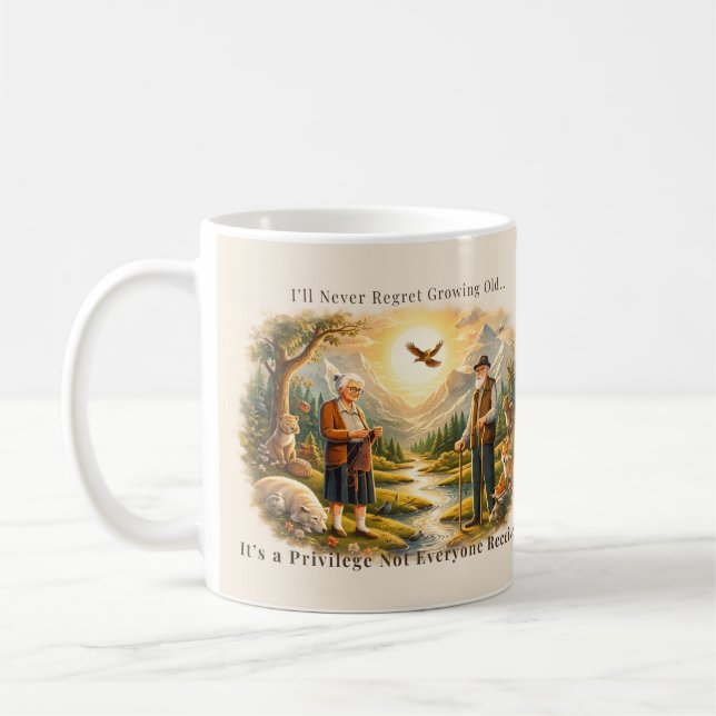 Inspirational Retirement Coffee Mug (Gauche)