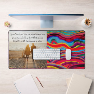 INSPIRATIONNEL AMOUR QUOTE WATERCOLOR FUNKY STRIPE