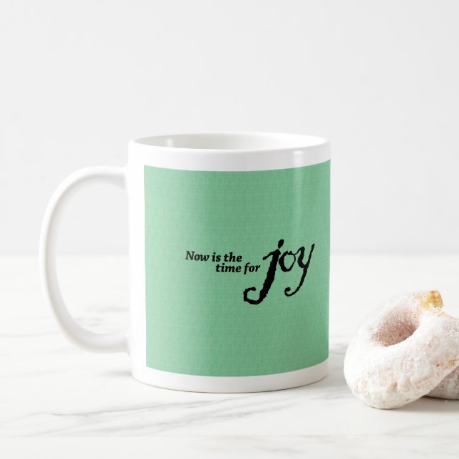 Inspirationnelle et colorée Joy tasse à café (Avec donut)