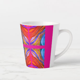 Inspirations du désert rose chaud Latte Mug