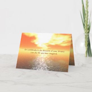 Inspiré Coucher De Soleil Orange Sur Carte Mer Cal