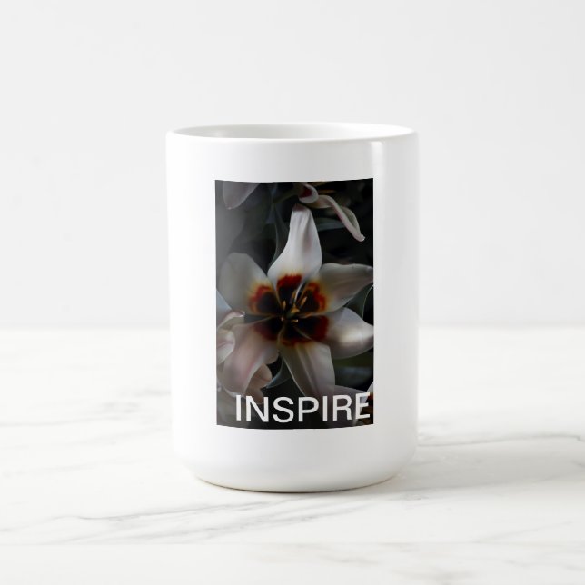 Inspiré-Fleur de tasse de café (Centre)