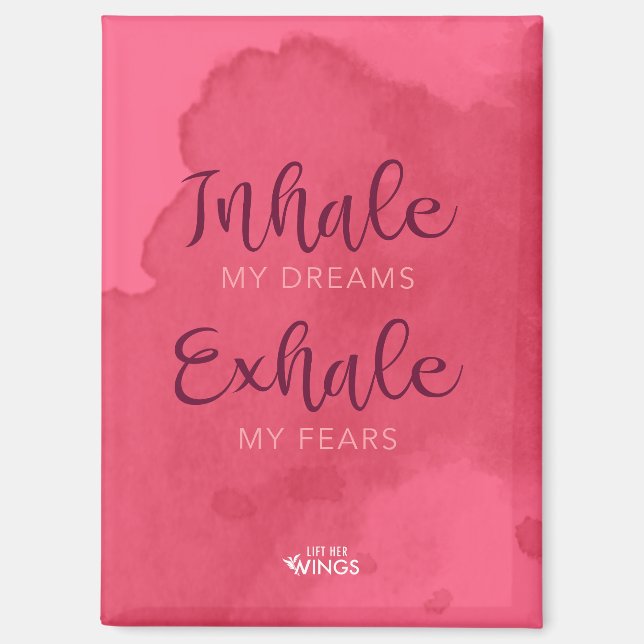« Inspire mes rêves » — Aimant (Recto)