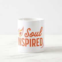 "Inspiré par l'âme" Paisley Flame Mug