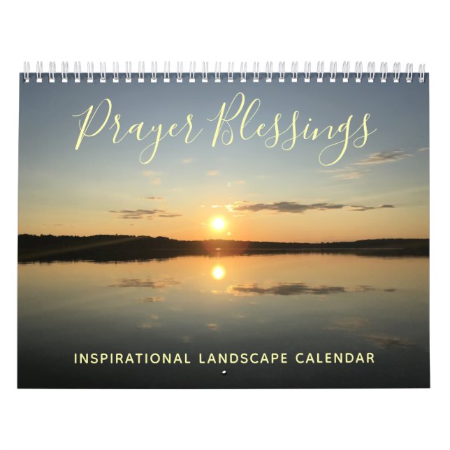 Inspirer Citation de prière Paysage Calendrier pho (Protection)
