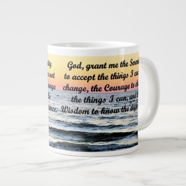 INSPIRER LA SÉRÉNITÉ PRAYER MUG (Devant droit)