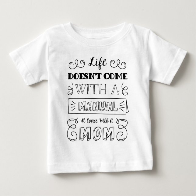 Inspirer la vie et la citation de maman | T-shirt  (Devant)