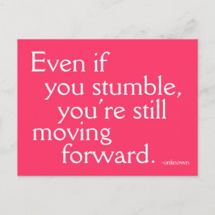 Inspirer le succès - Carte postale Motivationnelle