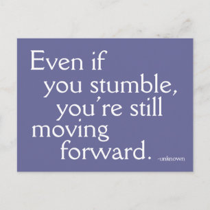 Inspirer le succès - Carte postale Motivationnelle