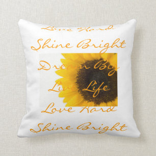 Inspirer les Coussins de Sunflower Word
