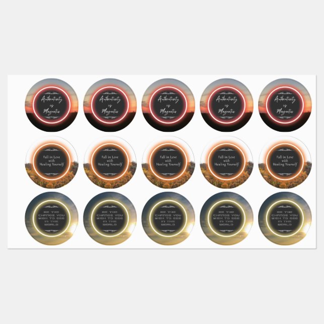 Inspirer les Étiquettes de l'autocollant de devis (Feuille)