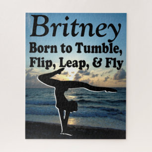 INSPIRER PERSONNALISÉ GYMNAST GIRL PUZZLE