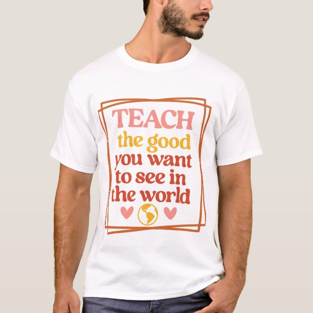 Inspirer Un Devis Pour Le T-shirt De L'Enseignant (Devant)