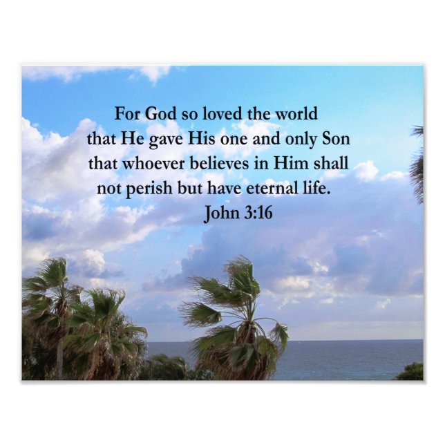 INSPIRING JOHN 3:16 PHOTO (Devant)