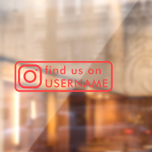 Instagram personnalisé social media autocollant fe