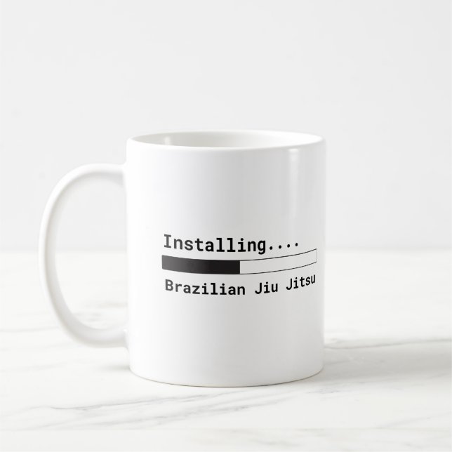 "Installant Brésilien tasse de Jiu Jitsu" (Gauche)