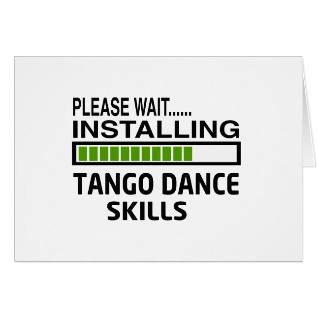 Installation des qualifications de danse de tango (Devant horizontal)