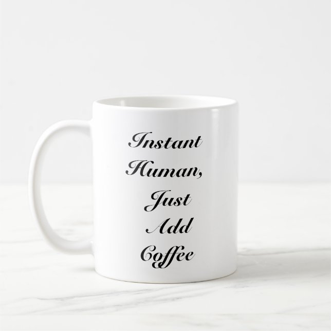 Instantané humain juste ajouter du café - Mug Rela (Gauche)