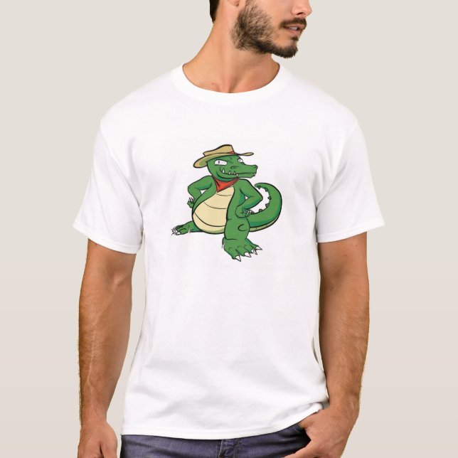 Instigateur d'alligator (solo) • Le T-shirt des (Devant)
