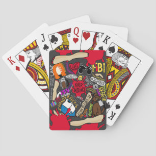 INSTINCT de TUEUR par des cartes de jeu de S.E.